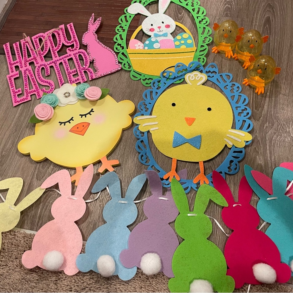 Big lot of Easter decor